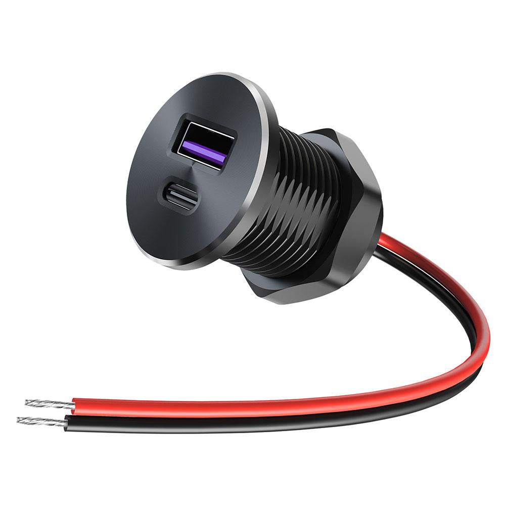 D.A.D Car Accessories - Mini Car Charger Dual Fast Charging