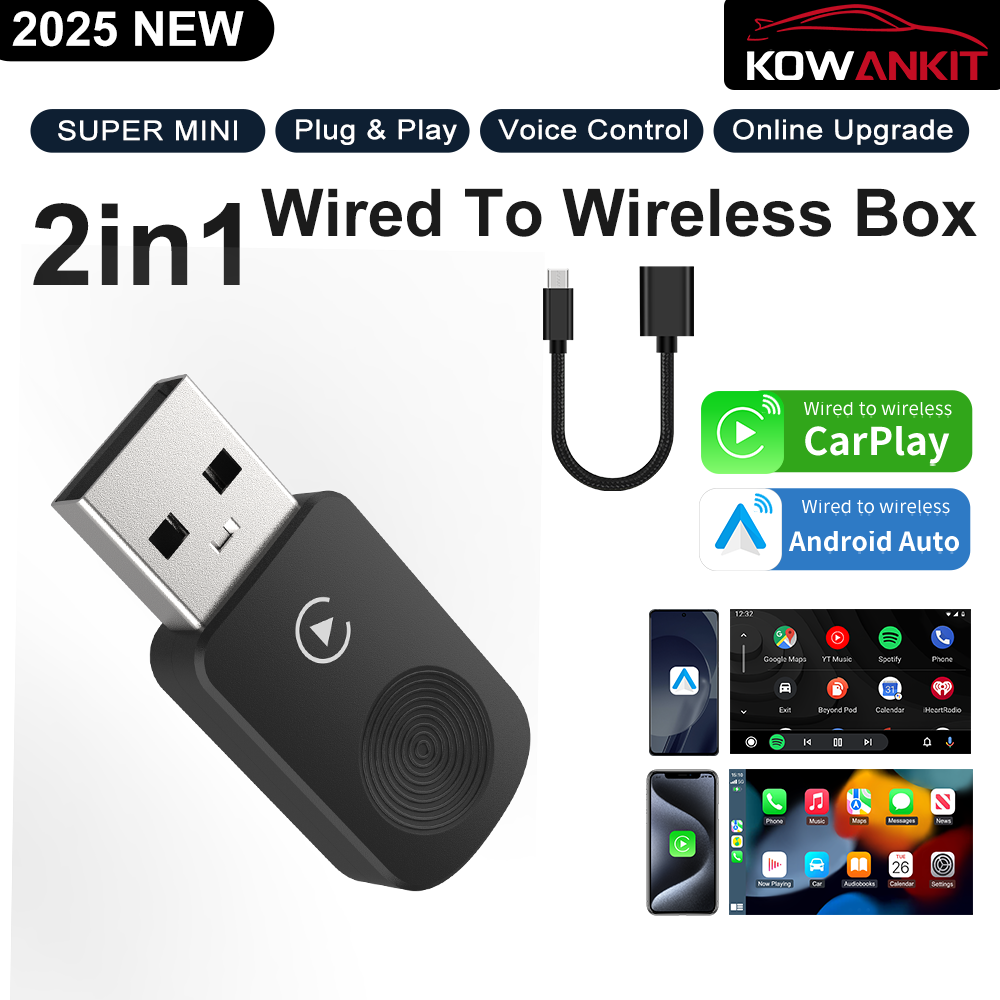 Car Accessories Usa - 2026 Wireless Carplay Mini Adapter Android