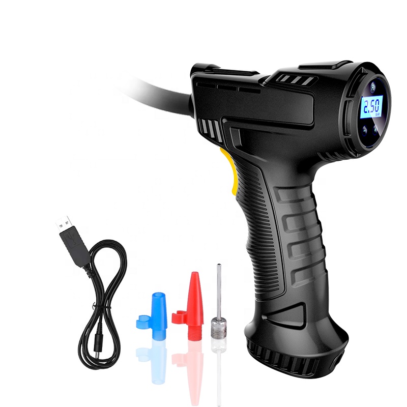 Car Portable Tire Inflator - 150PSI 120W Portable Digital Rechargeable Electric