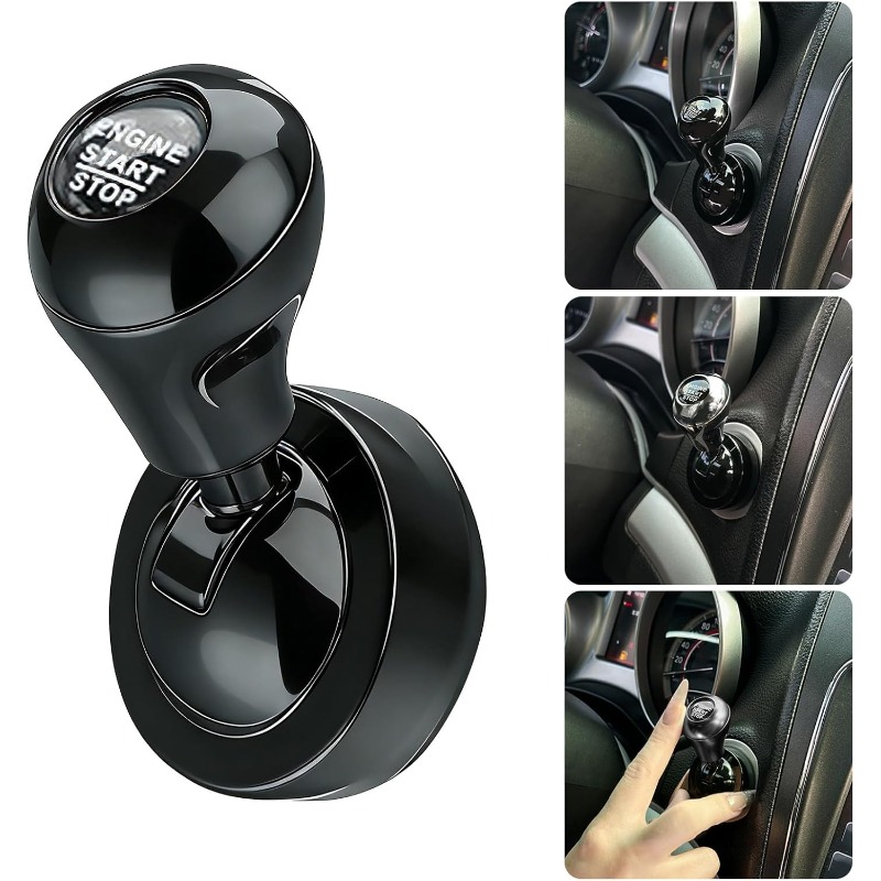 Car Accessories Quirky - Retro Joystick Decoration Car One-Touch Start