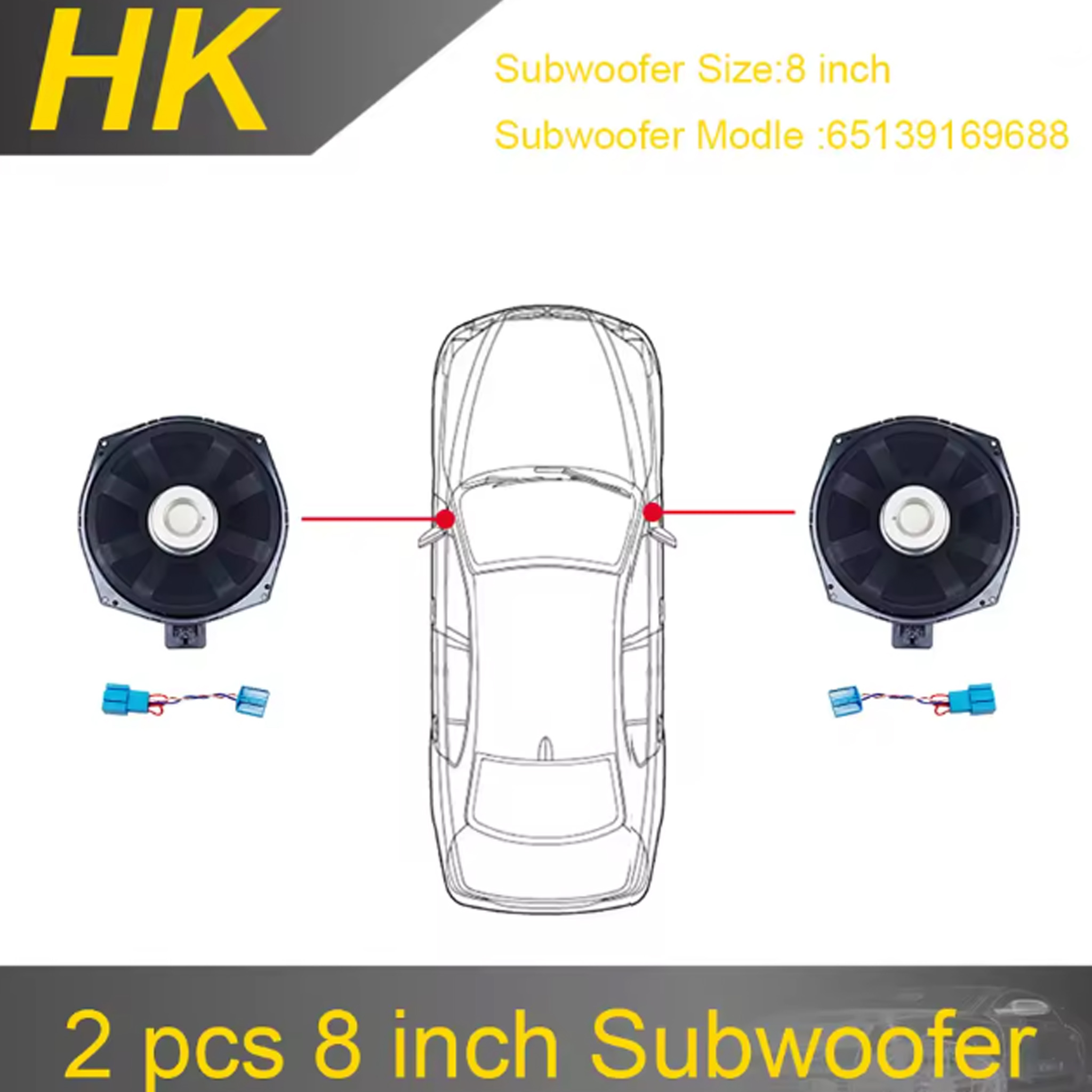 Car Accessories Kit - Car Audio Upgrade LQ DSP Power