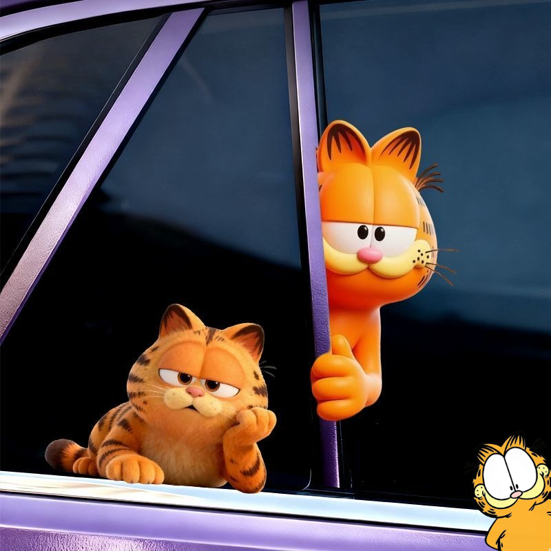 Car Accessories Kit - Garfield anime cartoon cute funny secretly