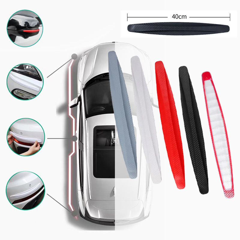 2/4PCS Front Rear Bumper Unive - Bumper Guard Protector 评论和价格