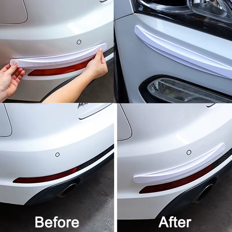 2/4PCS Front Rear Bumper Unive - Bumper Guard Protector 评论和价格