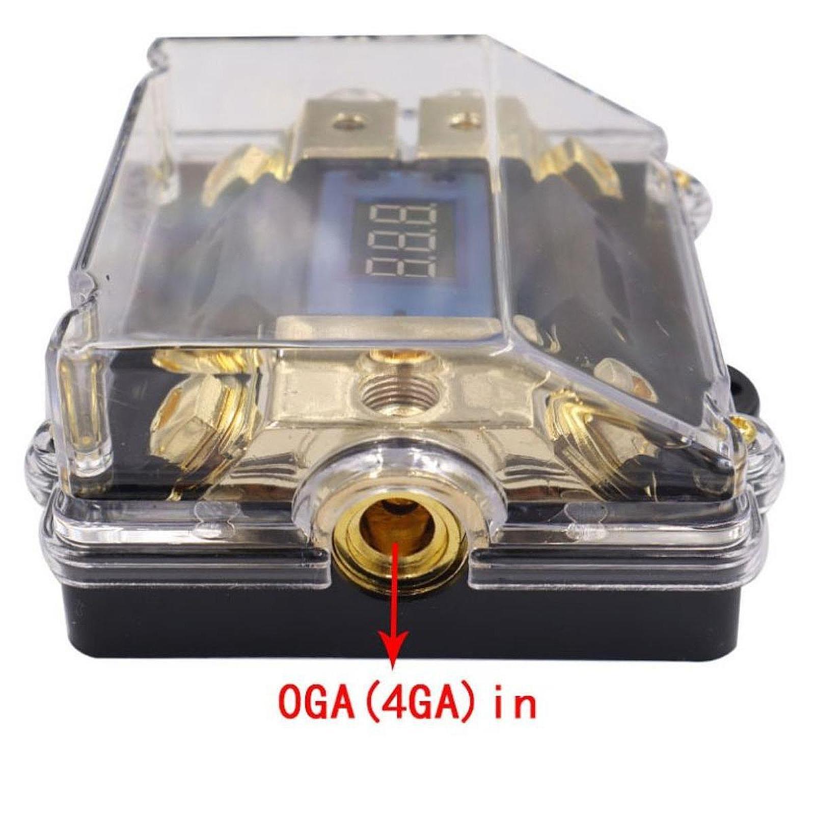 Fuse Holder Digital LED Voltag - Car Accessories Sound System 评论和价格