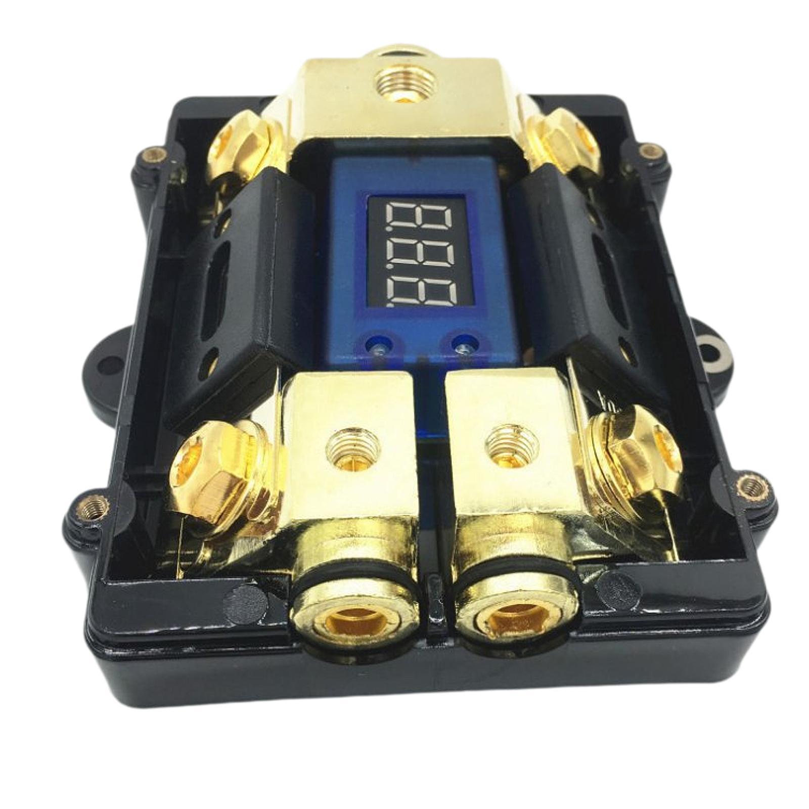 Fuse Holder Digital LED Voltag - Car Accessories Sound System 评论和价格