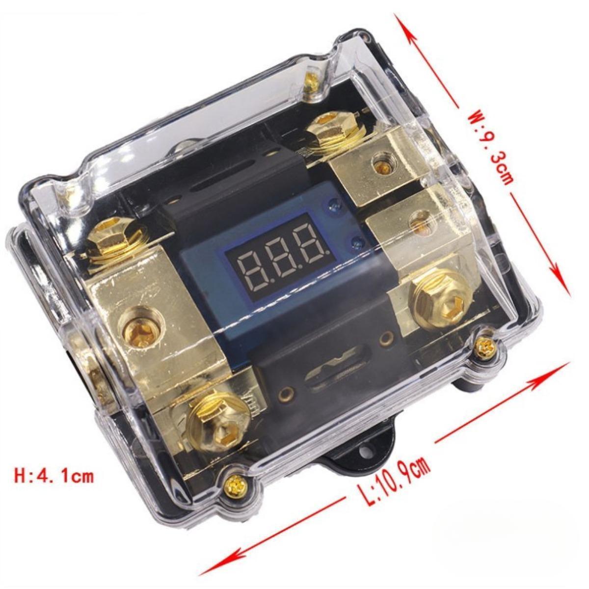 Fuse Holder Digital LED Voltag - Car Accessories Sound System 评论和价格