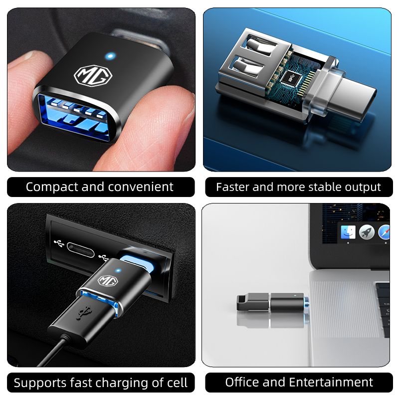 Car LED Type C To USB 3.0 Adap - Car Accessories Quirky 评论和价格