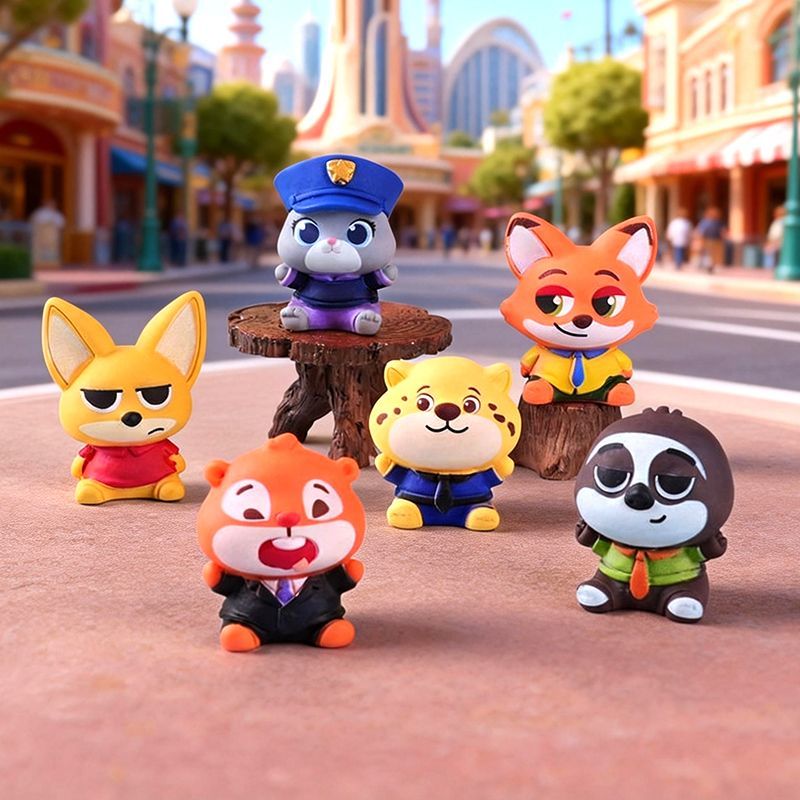 Zootopia resin small figurine  - Car Accessories For Dashboard 评论和价格