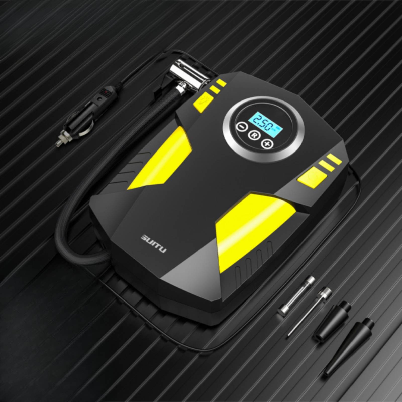 Portable Air Compressor with P - Car Portable Tire Inflator 评论和价格