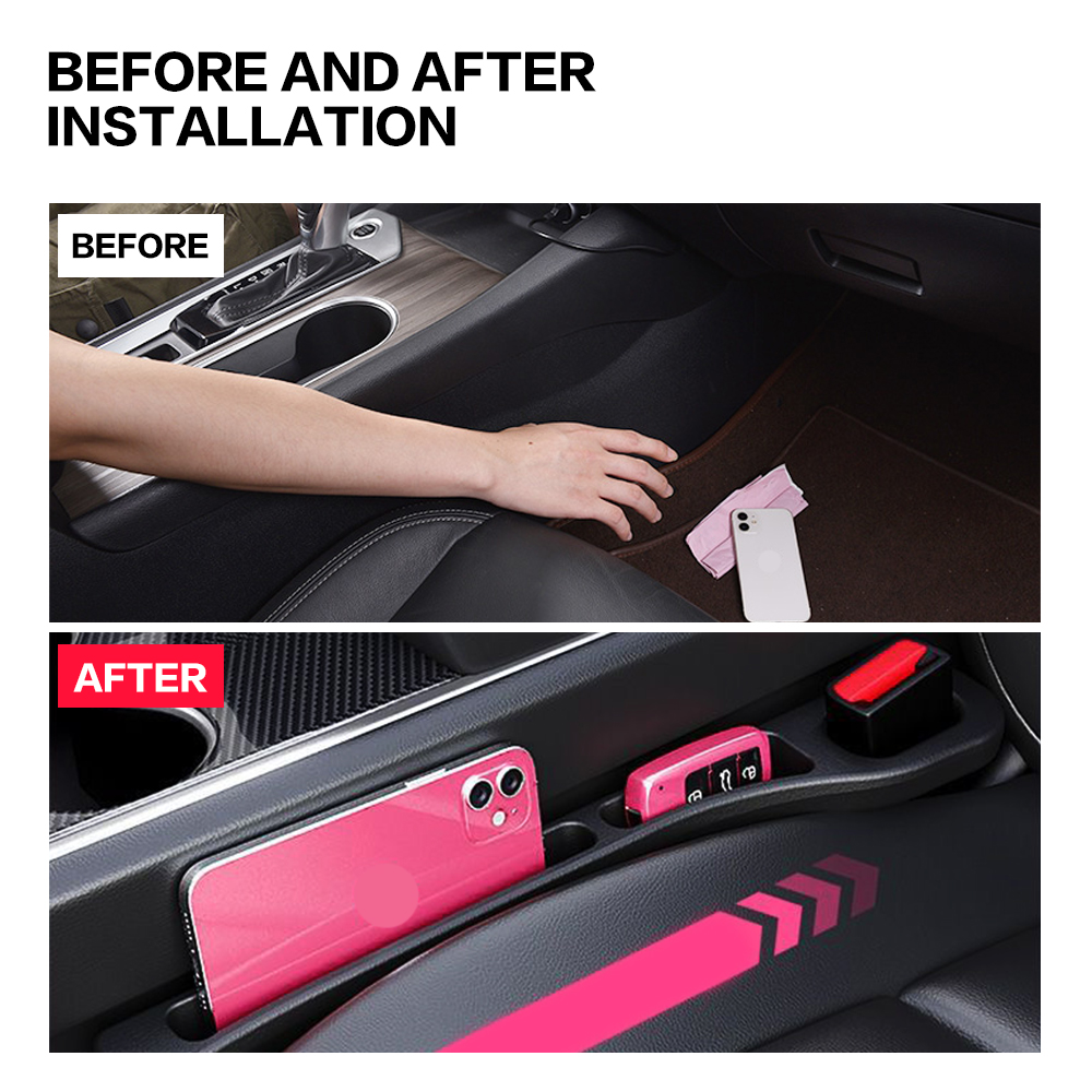 2PCS New Car Seat Gap Filler B - D.A.D Car Accessories 评论和价格