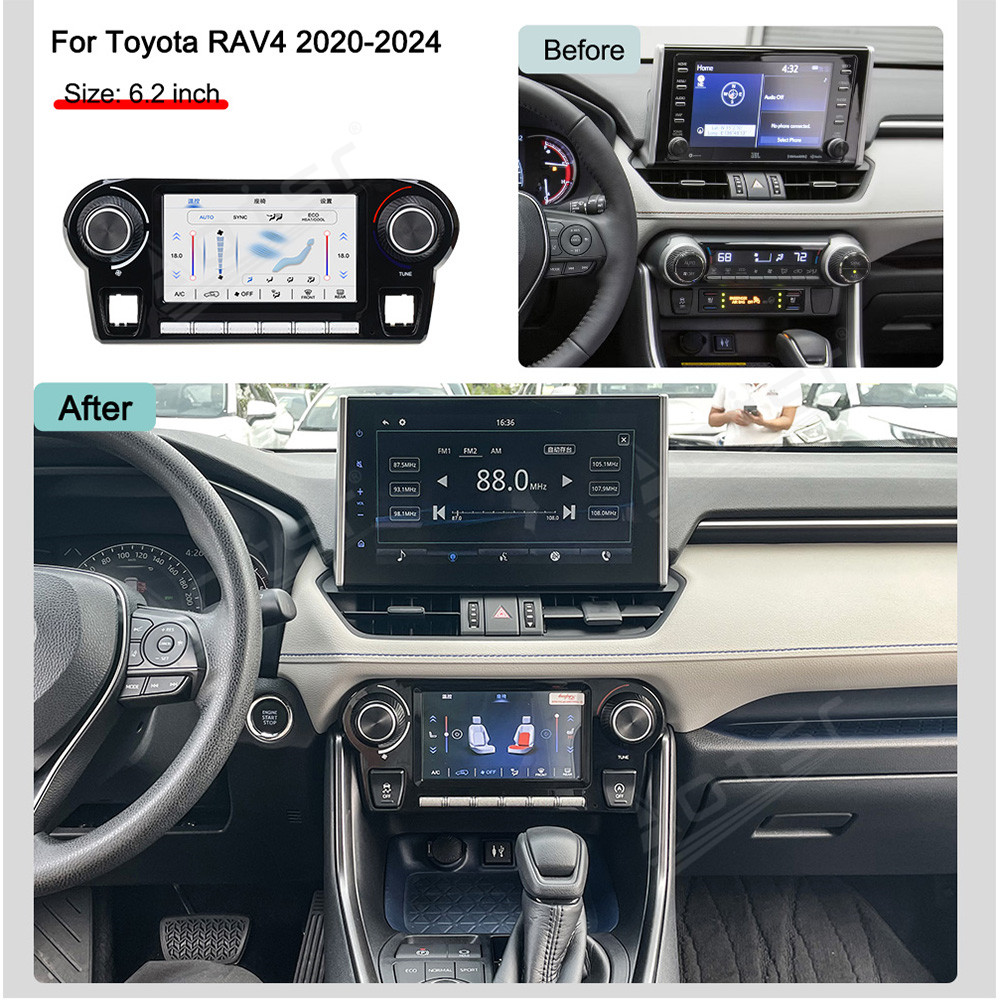 Touch & Button Dual Control AC - Car Accessories Quirky 评论和价格