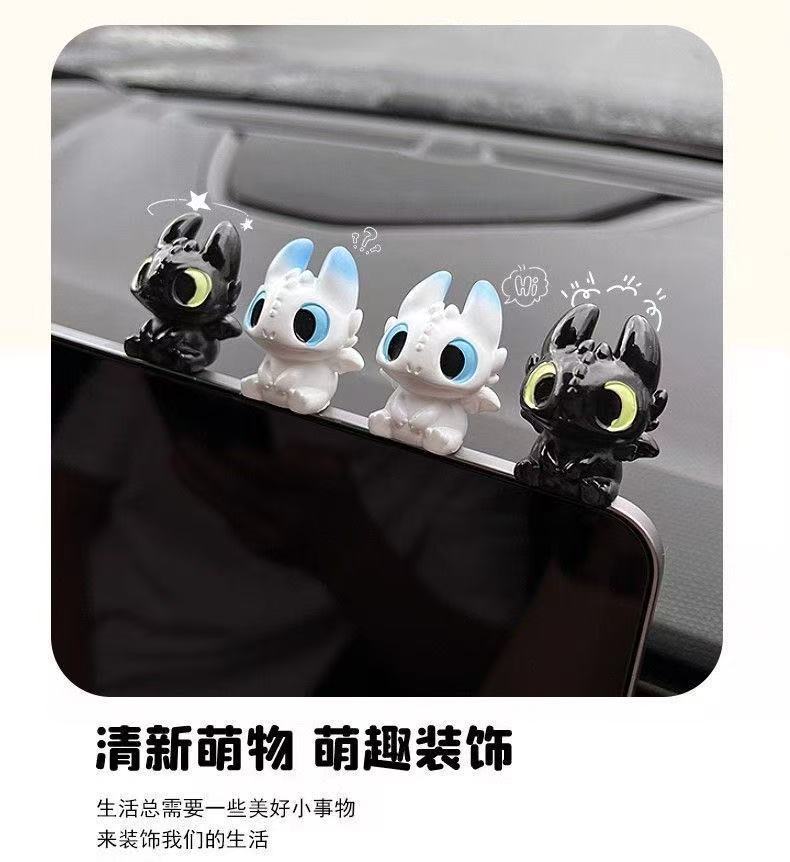 Cute toothless baby doll figur - Car Accessories For Dashboard 评论和价格