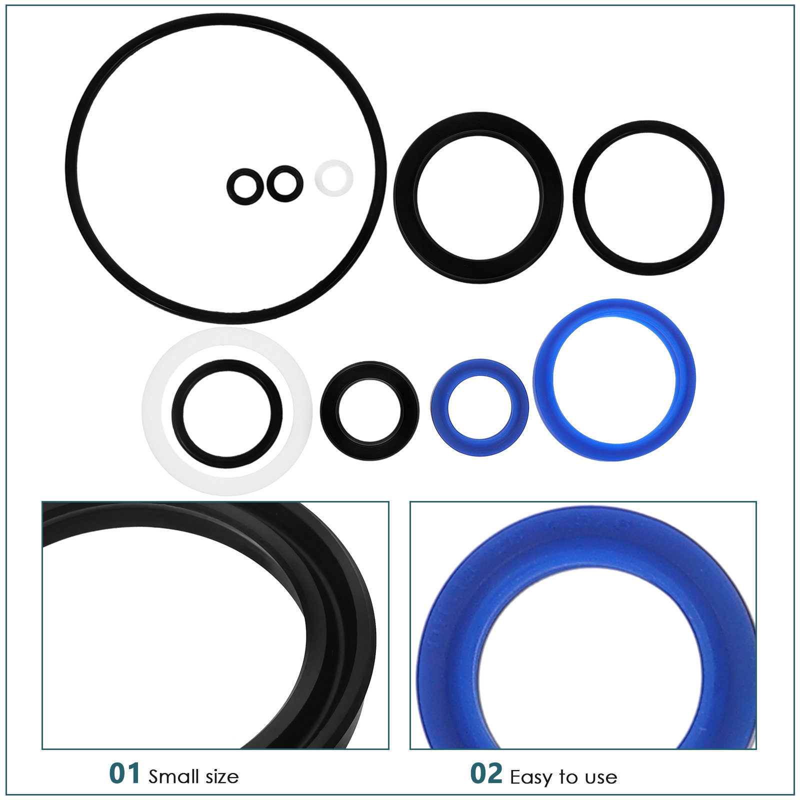 10Pcs High Pressure Oil Seal R - Car Accessories Kit 评论和价格