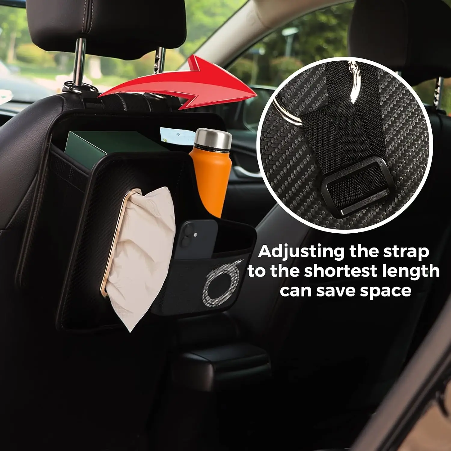 Car Tissue Holder,Back Seat Or - Car Seat Organizer 评论和价格