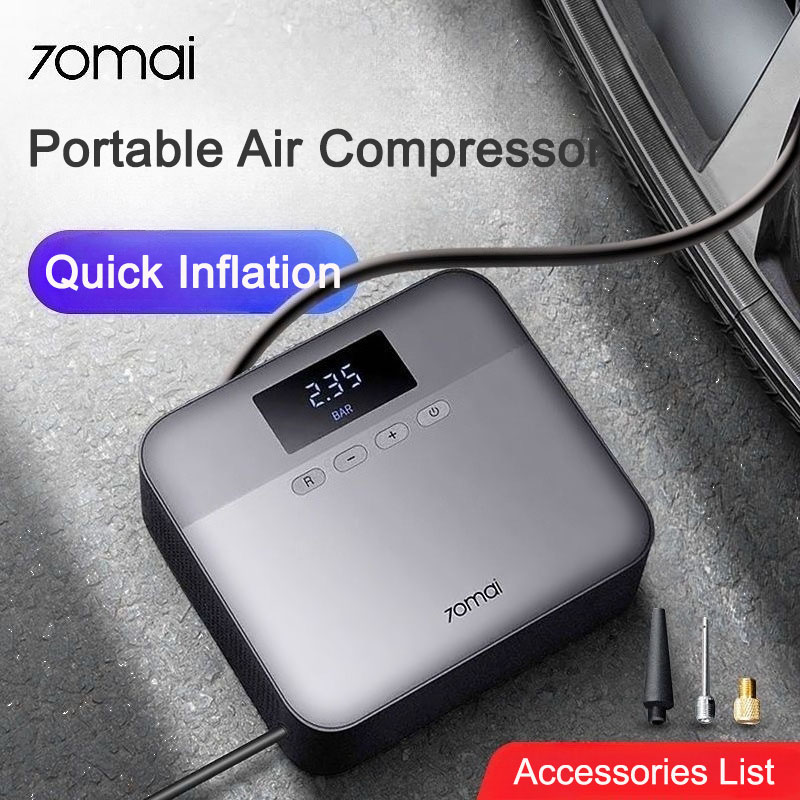70mai Portable Air Compressor  - Car Portable Tire Inflator 评论和价格