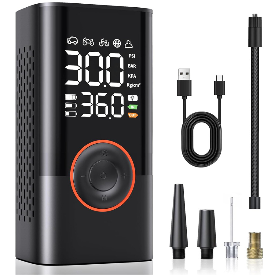 Effective Rechargeable Wireles - Car Portable Tire Inflator 评论和价格