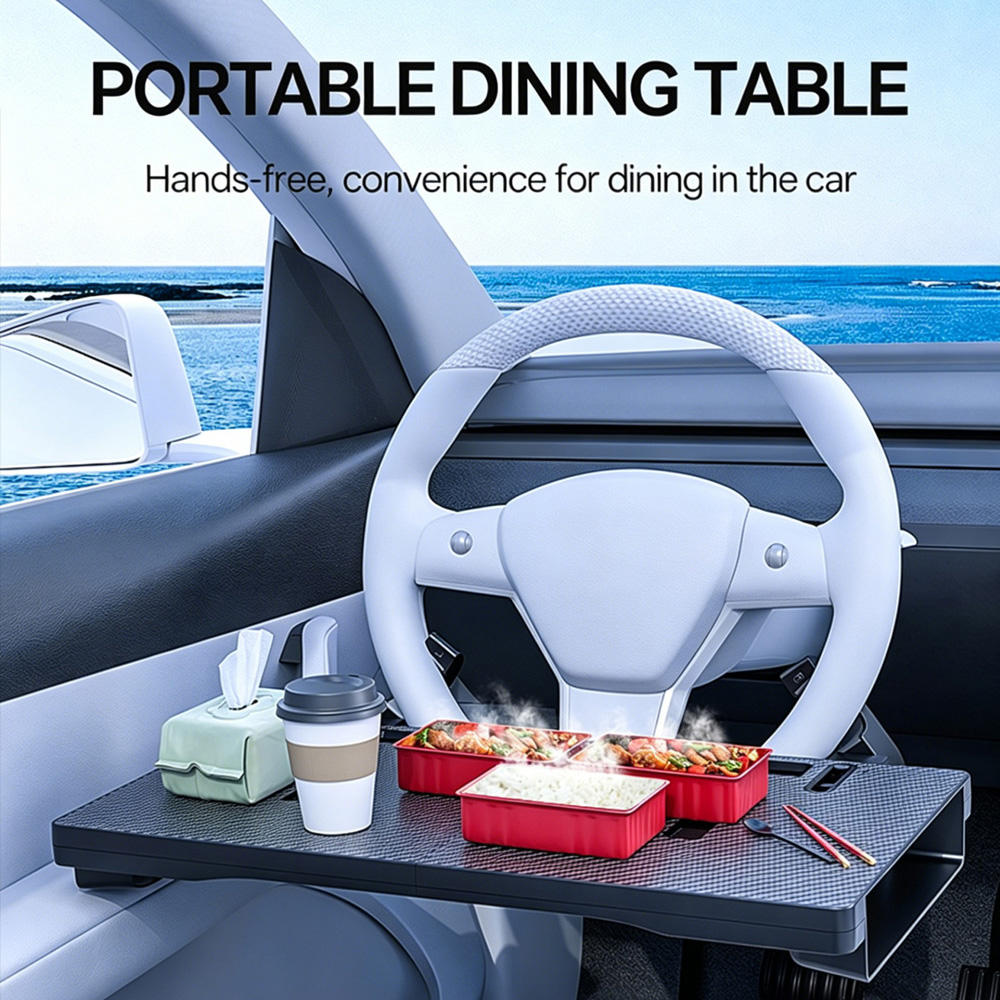 2-in-1 Foldable Car Steering W - Car Seat Organizer 评论和价格