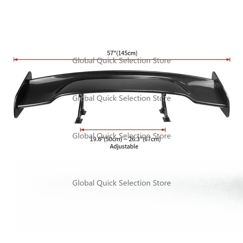 Universal Car Rear Spoiler Win - Car Accessories Kit 评论和价格