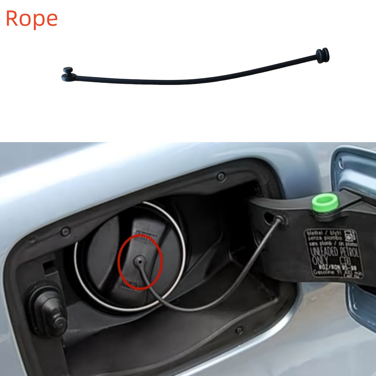 1pc Car Fuel Tank Cap Cable An - Car Accessories Brand 评论和价格