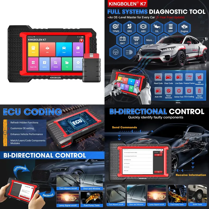 Kingbolen K7 Automotive Scanne - Obd2 Scanner 评论和价格
