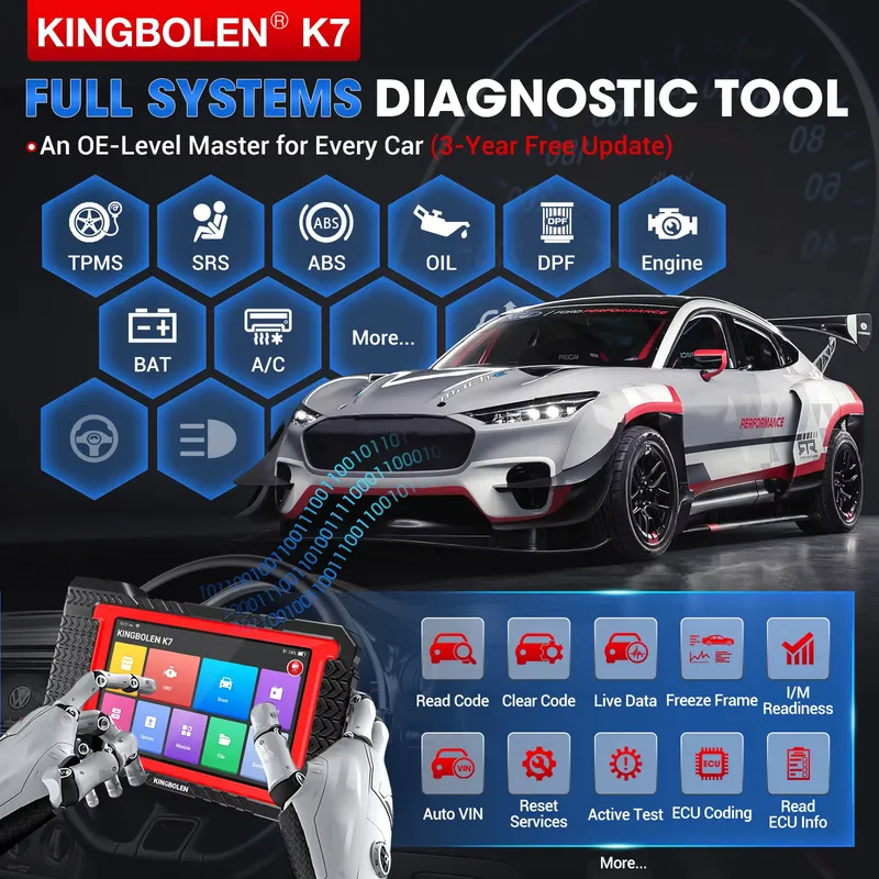 Kingbolen K7 Automotive Scanne - Obd2 Scanner 评论和价格
