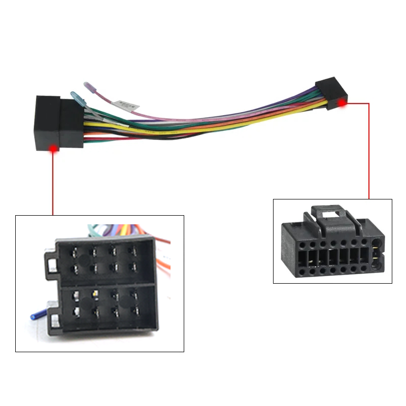16 Pin Plug Cable ISO Standard - Car Accessories Usa 评论和价格
