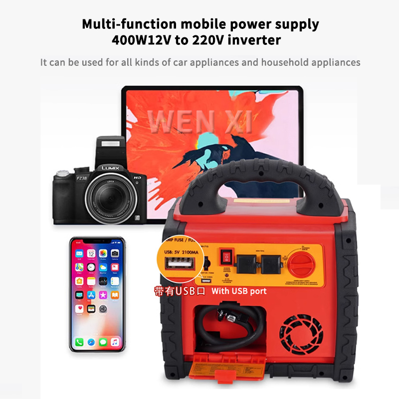 12/24V 22KMAH Portable Power S - Car Portable Tire Inflator 评论和价格
