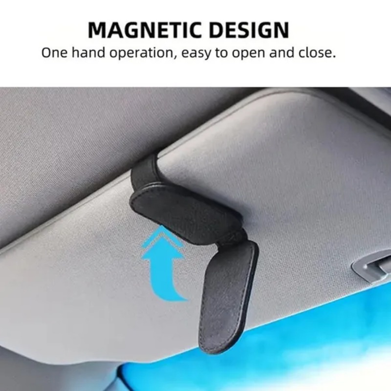 Car Sun Visor Glasses Case Hol - Car Accessories Kit 评论和价格