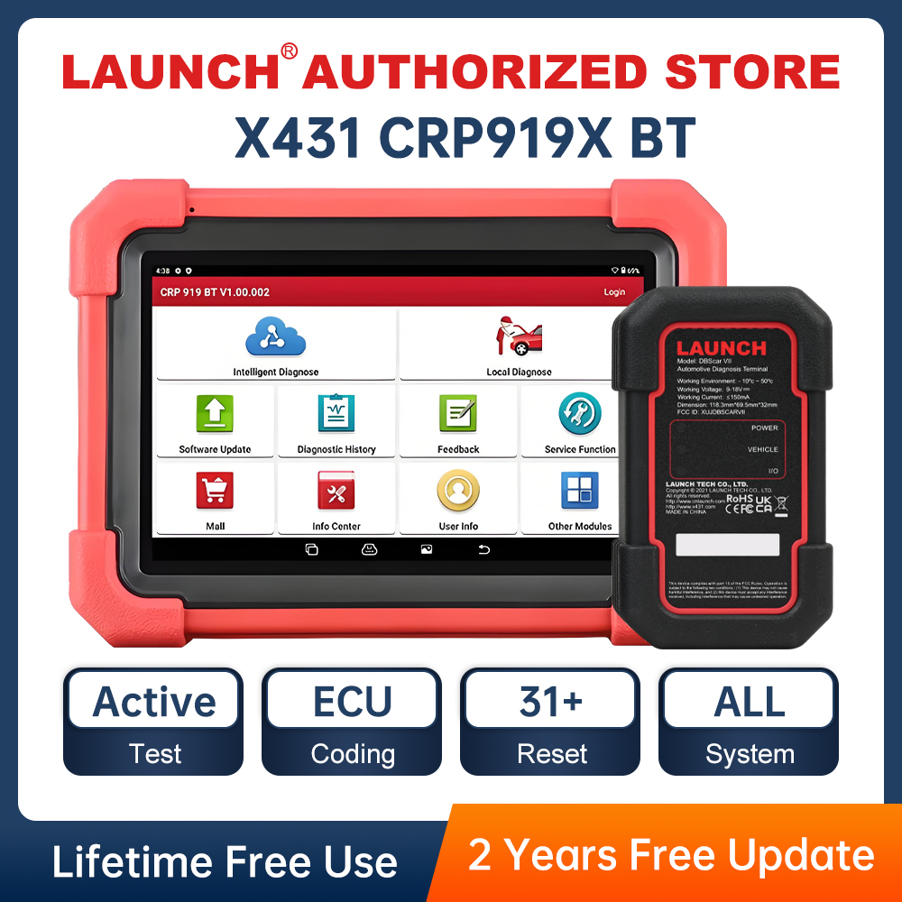 X431 CRP919X LAUNCH BT Car Dia - Obd2 Scanner 评论和价格