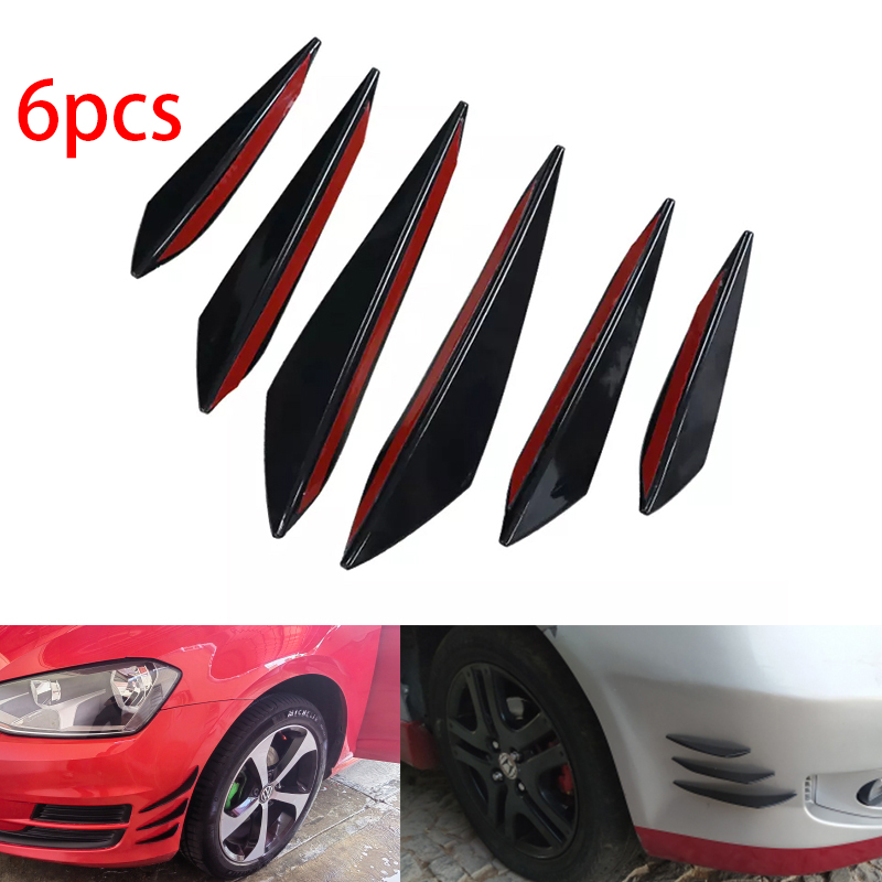 6pcs Universal Rubber Car Fron - Bumper Guard Protector 评论和价格