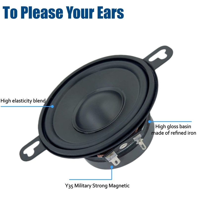 Car Speakers 1 Pair 3.5 Inch C - Car Accessories Sound System 评论和价格