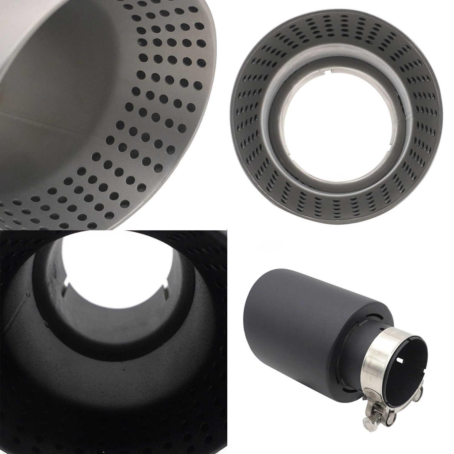 Car Exhaust Muffler Tips pipe  - Car Accessories Sound System 评论和价格
