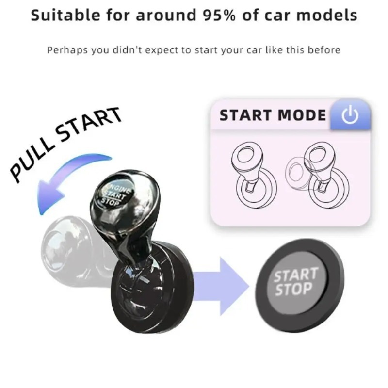 Car One-Touch Start Button wit - Car Accessories Quirky 评论和价格