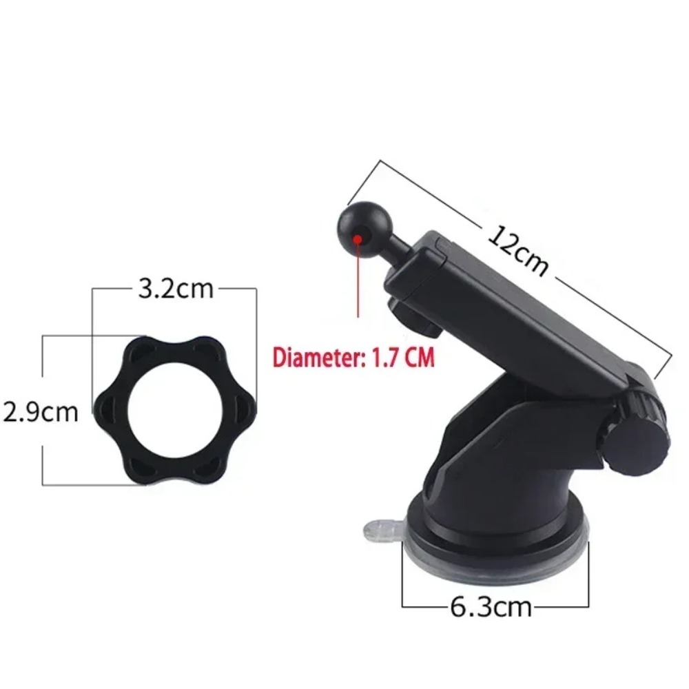 17mm Ball Desk Holder Base Car - Car Accessories For Dashboard 评论和价格